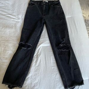 Abercrombie The Ankle Straight Ultra High Rise